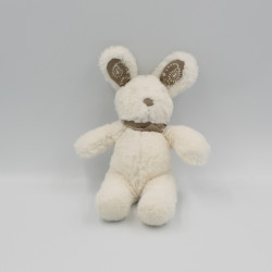 Doudou lapin blanc bandanas...