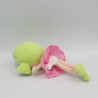 Doudou poupée fille vert rose La Nina DISET