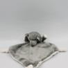 Doudou plat éléphant gris blanc BEBECONFORT BEBE CONFORT