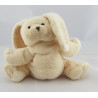 Doudou chien lapin ecru marron BABY CLUB