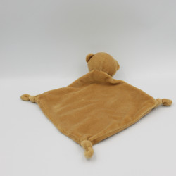 Doudou plat ours marron CREDIT AGRICOLE