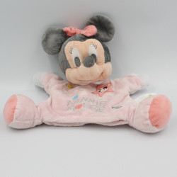 Doudou marionnette minnie rose planètes étoile DISNEY BABY