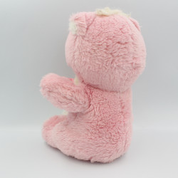 Ancienne peluche ours rose Barbie MATTEL