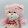Ancienne peluche ours rose Barbie MATTEL