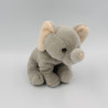 Doudou éléphant gris rose GIPSY