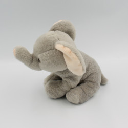 Doudou éléphant gris rose GIPSY