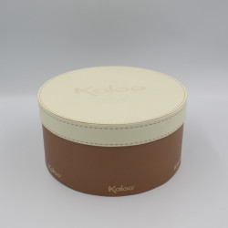 Doudou ours boule écru feuilles Collection Pure KALOO