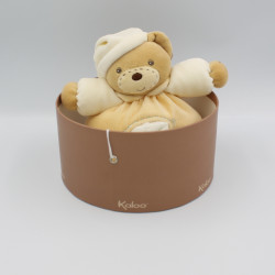 Doudou ours boule écru feuilles Collection Pure KALOO