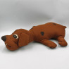 Ancienne Peluche chien marron Pitou VULLI Vintage