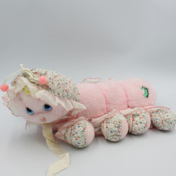 Ancienne peluche mille pattes rose Legggggs Année 80