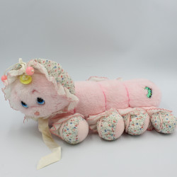 Ancienne peluche mille pattes rose Legggggs Année 80
