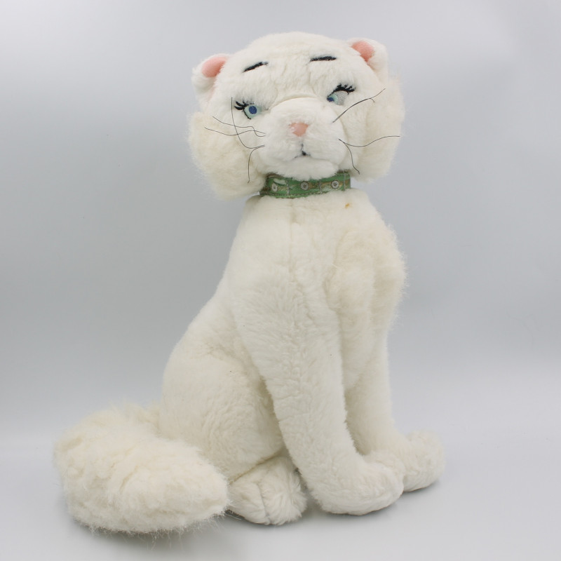 peluche chat blanc