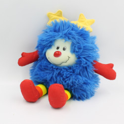 Ancienne Peluche Rainbow blondine bleu Année 1983