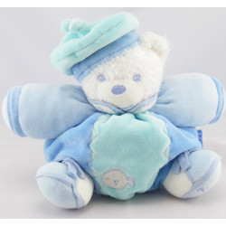 Doudou ours patapouf bleu Lagoon KALOO