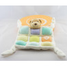 Doudou plat ours candies candy couleur pastel KALOO