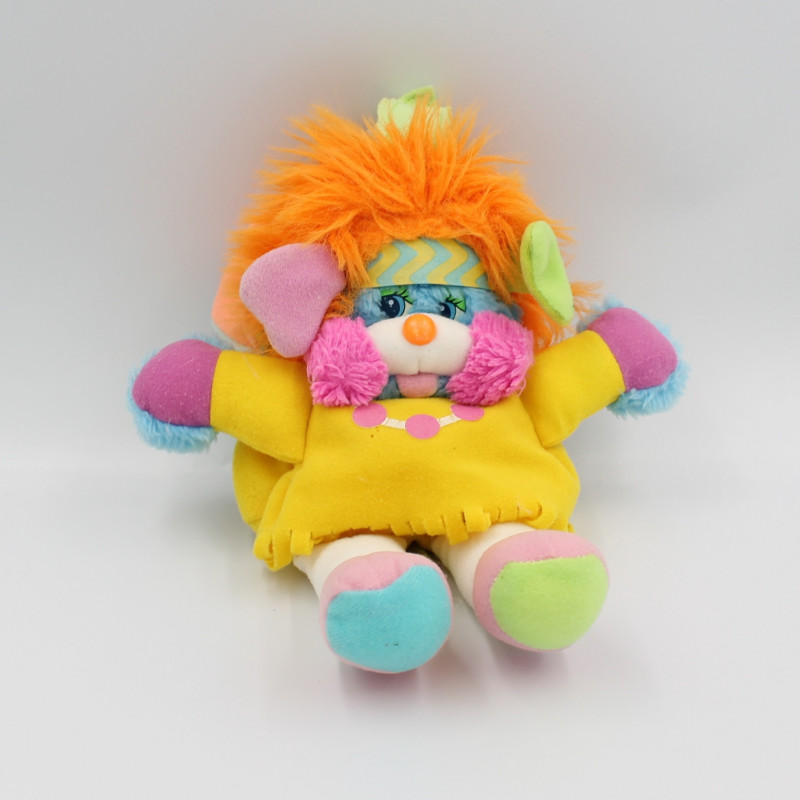 Peluche Popples indien carnaval Mattel Année 1988 Peluche Popples indien carnaval Mattel Année 1988