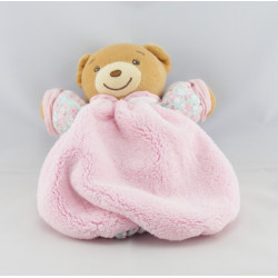 Doudou plat ours Liliblue transformable rose bleu KALOO