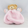 Doudou plat ours Liliblue transformable rose bleu KALOO