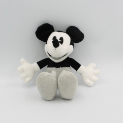 Peluche Mickey mouse noir gris blanc DISNEY