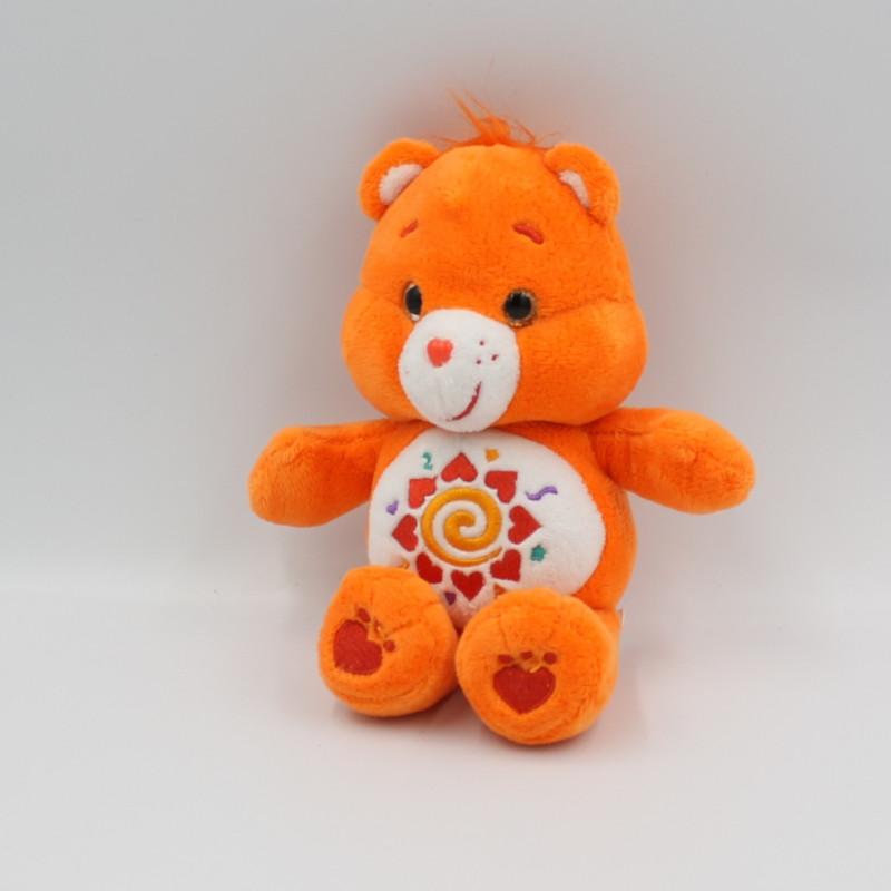 Peluche Bisounours orange étoile Grosourire CARE BEARS 2017