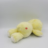 Ancienne Peluche Bisounours jaune Grosgâteau CARE BEARS 