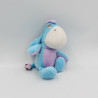 Doudou bourriquet bleu mauve DISNEY NICOTOY