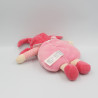 Doudou Poupée lutin rose  fleurs coeurs Corolle
