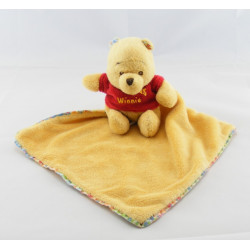 Doudou plat Winnie l'ourson mouchoir DISNEY BABY
