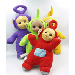 Peluches Teletubbies au complet Po Laa-laa Dipsy Tinky-Winky