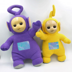 Peluches Teletubbies au complet Po Laa-laa Dipsy Tinky-Winky