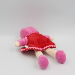 Doudou poupée bébé rouge Mademoiselle Grenadine COROLLE