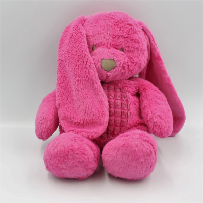 Grand Doudou lapin rose TEX BABY
