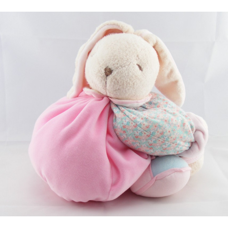 Doudou ours Liliblue rose bleu coeur KALOO