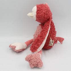 Doudou oiseau pingouin Les Zazous rose MOULIN ROTY