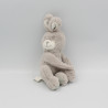 Doudou lapin beige gris TOM & KIDDY TOMKIDS