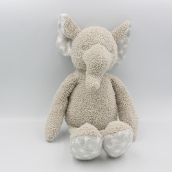 Doudou peluche éléphant gris étoiles CASA