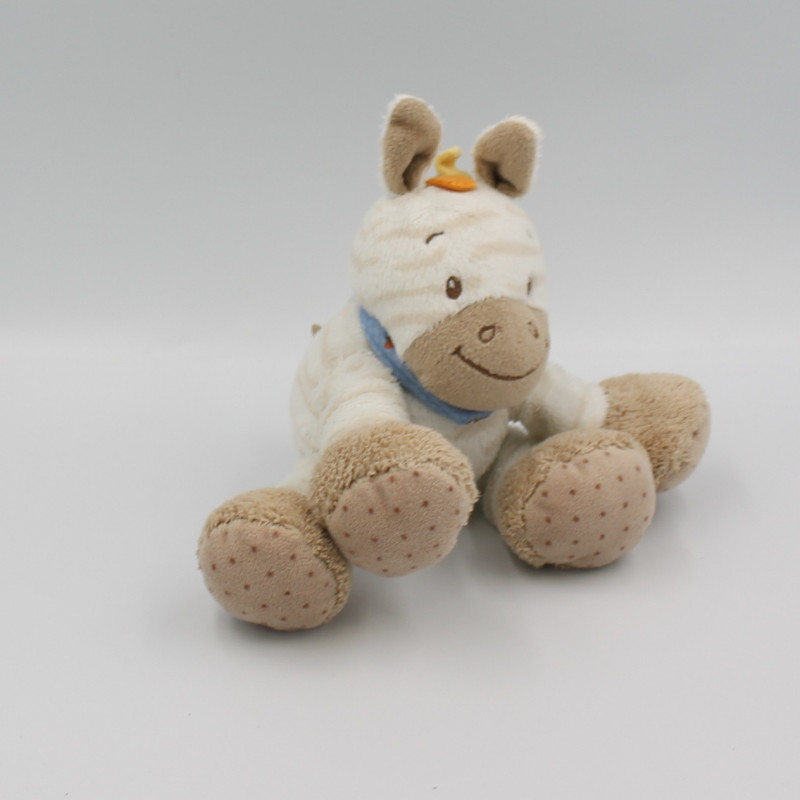 Doudou peluche éléphant gris étoiles CASA