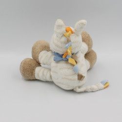 Doudou peluche éléphant gris étoiles CASA