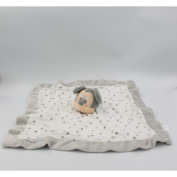 Doudou plat Mickey gris blanc étoiles DISNEY NICOTOY