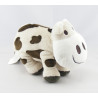 Doudou Vache blanche tache marron HM - H.M H ET M