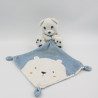 Doudou ours blanc mouchoir bleu Love KIABI SIMBA TOYS