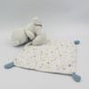 Doudou ours blanc mouchoir bleu Love KIABI SIMBA TOYS