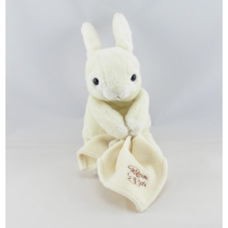 Doudou marionnette lapin écru HISTOIRE D'OURS