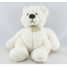 Doudou peluche ours blanc HISTOIRE D'OURS