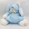 Peluche Puffalump lapin bleu robe FISHER PRICE 1986