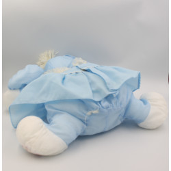 Peluche Puffalump lapin bleu robe FISHER PRICE 1986