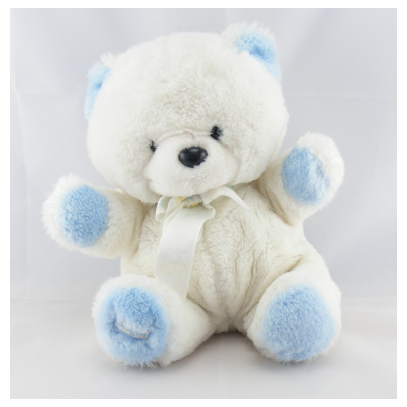 Doudou Peluche ours rose BOULGOM 