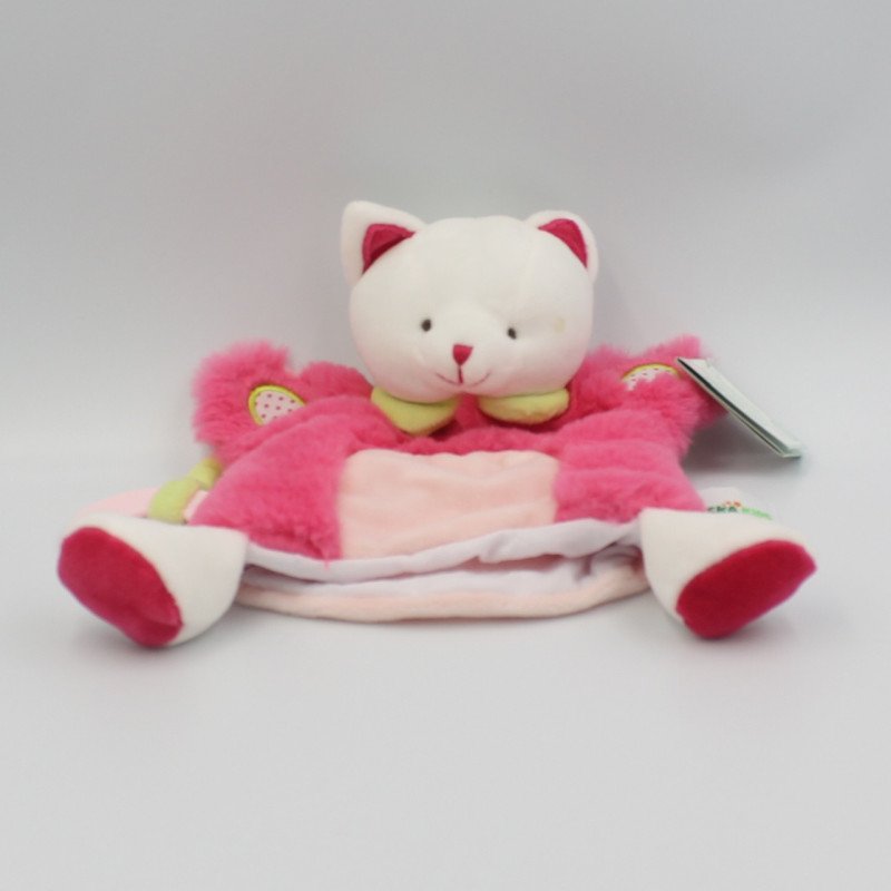 Doudou et compagnie chat rose blanc vert EUREKA KIDS