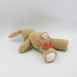 Doudou peluche lapin beige LES PETITES MARIE