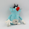 Doudou Chat bleu Oggy et les cafard JEMINI 18 cm